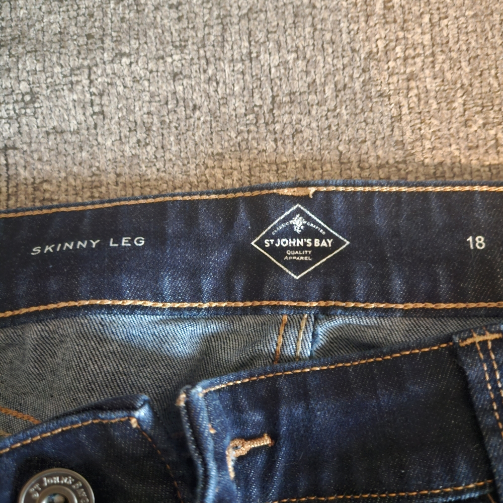 St. John's Bay Dark Blue Skinny Jeans